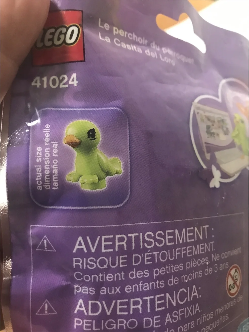 Lego friends parrot